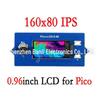 Модуль ЖК-дисплея Raspberry Pi Pico 0,96" 65K цветов, 160×80 пикселей, SPI.
