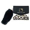 San Art Tri-fold Wallet, Sanrio Leopard Print Three-Leather Wallet, Hello Kitty