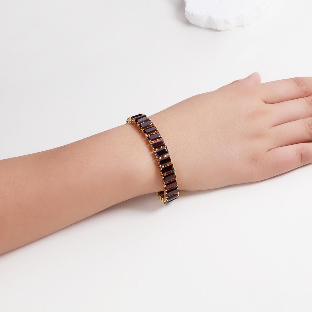 Большой широкий браслет из натурального красного граната, драгоценный камень, серебро 925 пробы, ювелирные украшения для женщин, драгоценный подарок для мамы