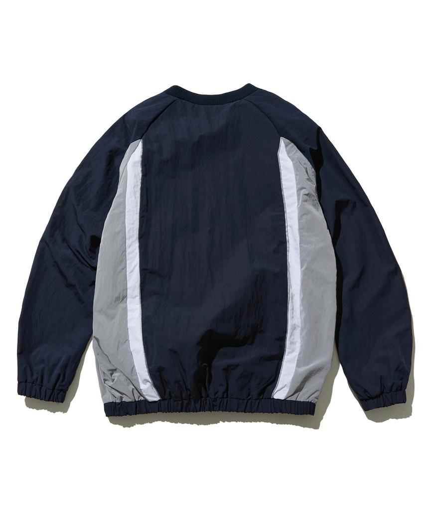 1993STUDIO Vintage Piping Windbreaker_Navy