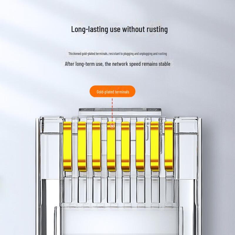Shanze Cat5e Gigabit RJ45 Network Cable Connector