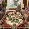 Floral Large Size Carpets Living Room European Decoration Non-slip Sofa Area Rugs for Bedroom Cloakroom Floor Mat Washable