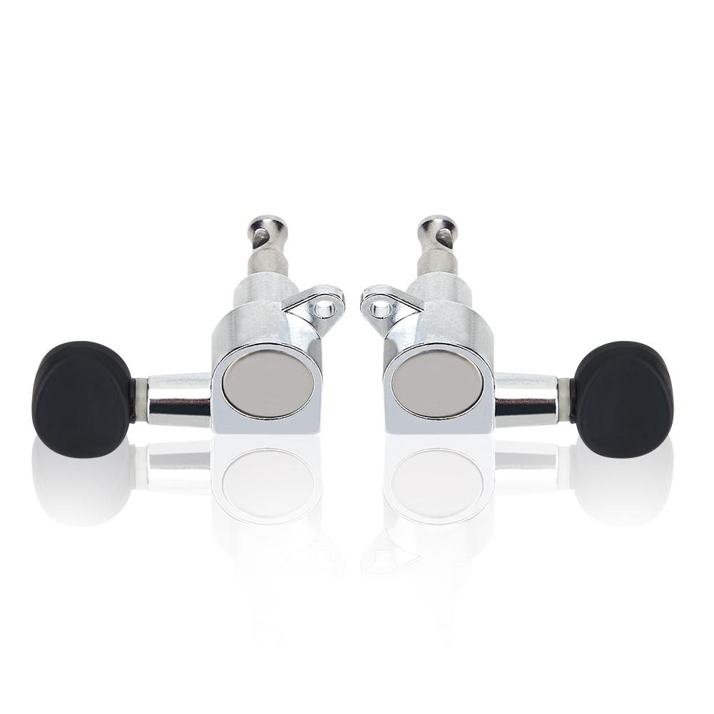 2R 2L Closed Aluminum Alloy Machine Heads String Tuning Key Pegs Tuners for Ukulele