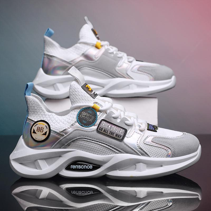 Мужские модные кроссовки, молодежные модные кроссовки для бега Flyknit, студенческая индивидуальная уличная дорожная обувь