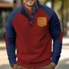 Men's Standing Collar Sweatshirt Is Outdoor Casual Sweaters Tops