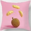 Peach Skin Pillowcase Home Decor  Candy Color Macaron Print Car Sofa Pillow Cushion Cover
