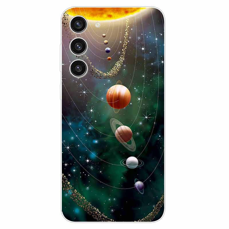 Чехол для Samsung A25 ТПУ Расписной Космический Тигр Силикон для Samsung Galaxy A15 4G Мягкая Крышка для GalaxyA15 5G Ударопрочные Чехлы