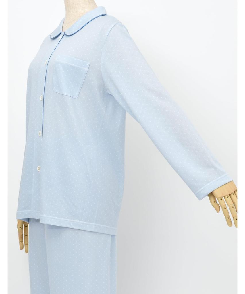 Long Long Smooth Bonded Jersey Material Clean Shirt BU Wing/Wacoal Women's Pajamas, Sleeves, Pants, Texture, (Skin Side), Silhouette, Style, EP5064,