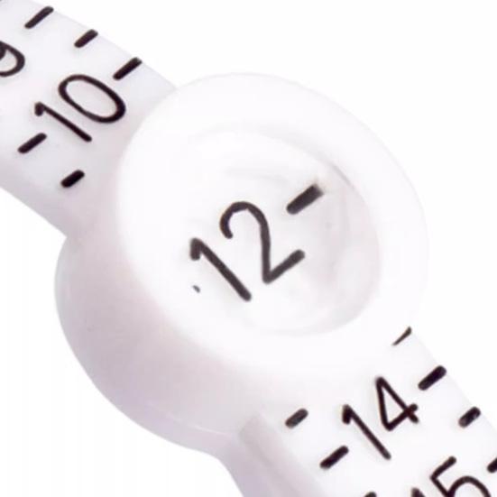 2 Pcs Ring Sizers with Magnified Glass for Convenient Reading Accurate Scale 45674 Ring Measuring Belt Reusable