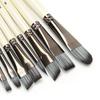 10PCS Multi Size Tips Nylon Fiber Painting Brushes Artist Painting Tool Set  Oil Painting