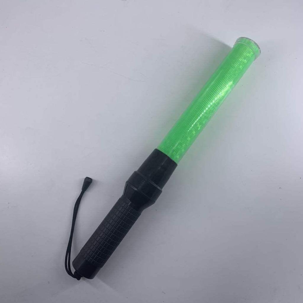 LED Flashing Traffic Warning Baton with Green Battery