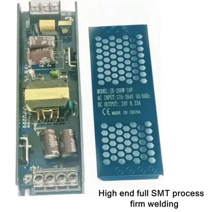 Адаптер питания DC 12V/24V 60W 100W 200W 300W 400W Трансформатор для освещения 5A 12A Ультратонкий переключатель-драйвер для светодиодной ленты Лампа