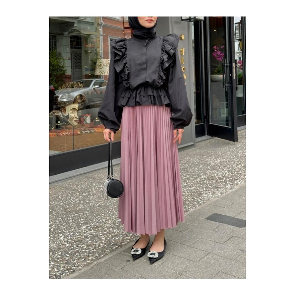 Плиссированная юбка в хиджабе