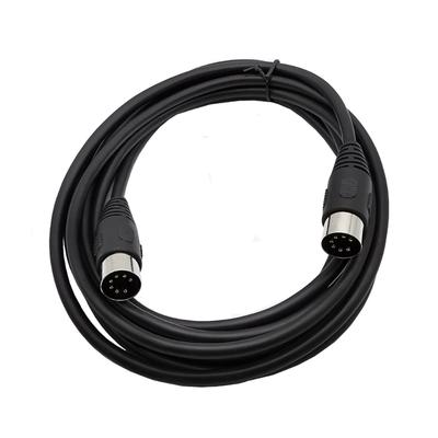 Качественный кабель с интерфейсами Din 7Pin 1м Штекер-Штекер Качественный кабель 7Pin Штекер-Штекер для профессионального звукового оборудования