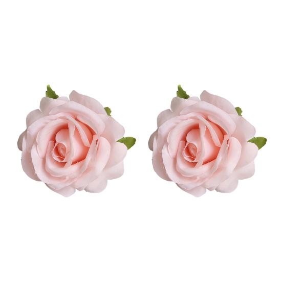 2 шт. 7 см искусственная голова розы красочные реалистичные многоразовые неувядающие DIY домашний офис свадебные украшения маленький цветок из искусственного шелка для взрослых секс-одежда