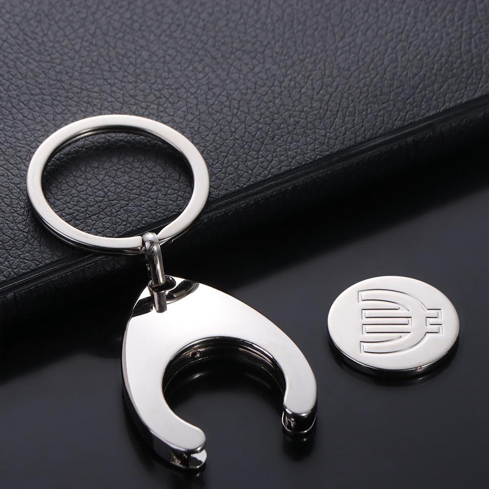 Декоративная тележка для покупок, съемный брелок, серебряная тележка для покупок, съемник для покупок