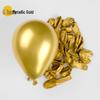 Набор из 100 штук 5-дюймовых металлизированных шаров без запаха для детского декора, свадеб и вечеринок по случаю первого дня рождения