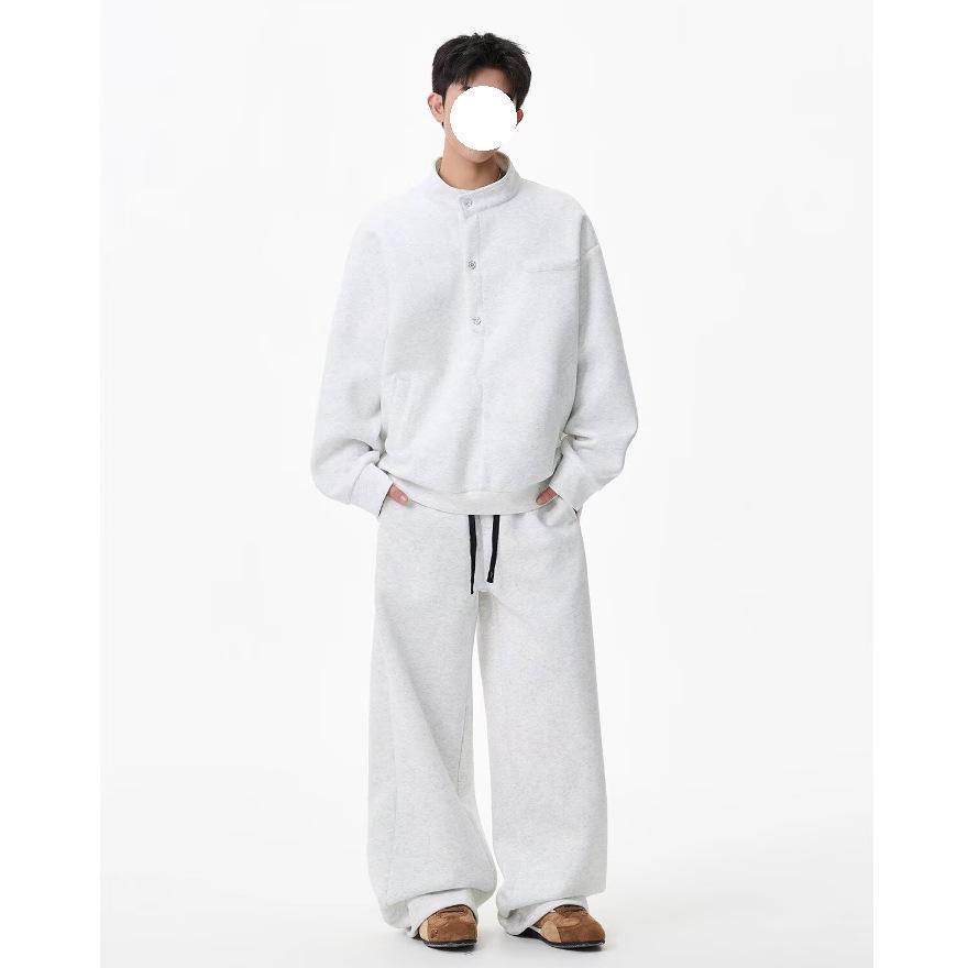 Men's Autumn Trendy Loose-Fit Hoodie and Long Pants Set