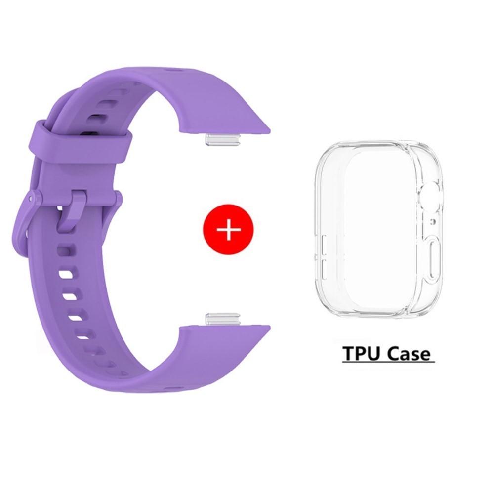 Sport Silicone Band+Case For Huawei Watch Fit 3 Strap Smartwatch Accessories Replacement Correas Bracelet for Huawei Watch fit3
