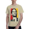 Malcolm X Wide Brown 100 Cotton Casual Breathable Confortable T Shirt Mens Clothing Brands Men TShirt