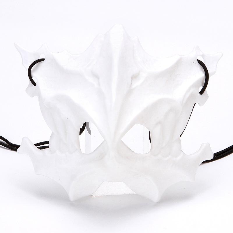 Маска Черепа для Вечеринки Длинные Зубы Демон Скелет Маска на Половину Лица Волк Дракон Тигр Ходзюу Нуэ Маска Косплей Реквизит для Хэллоуина