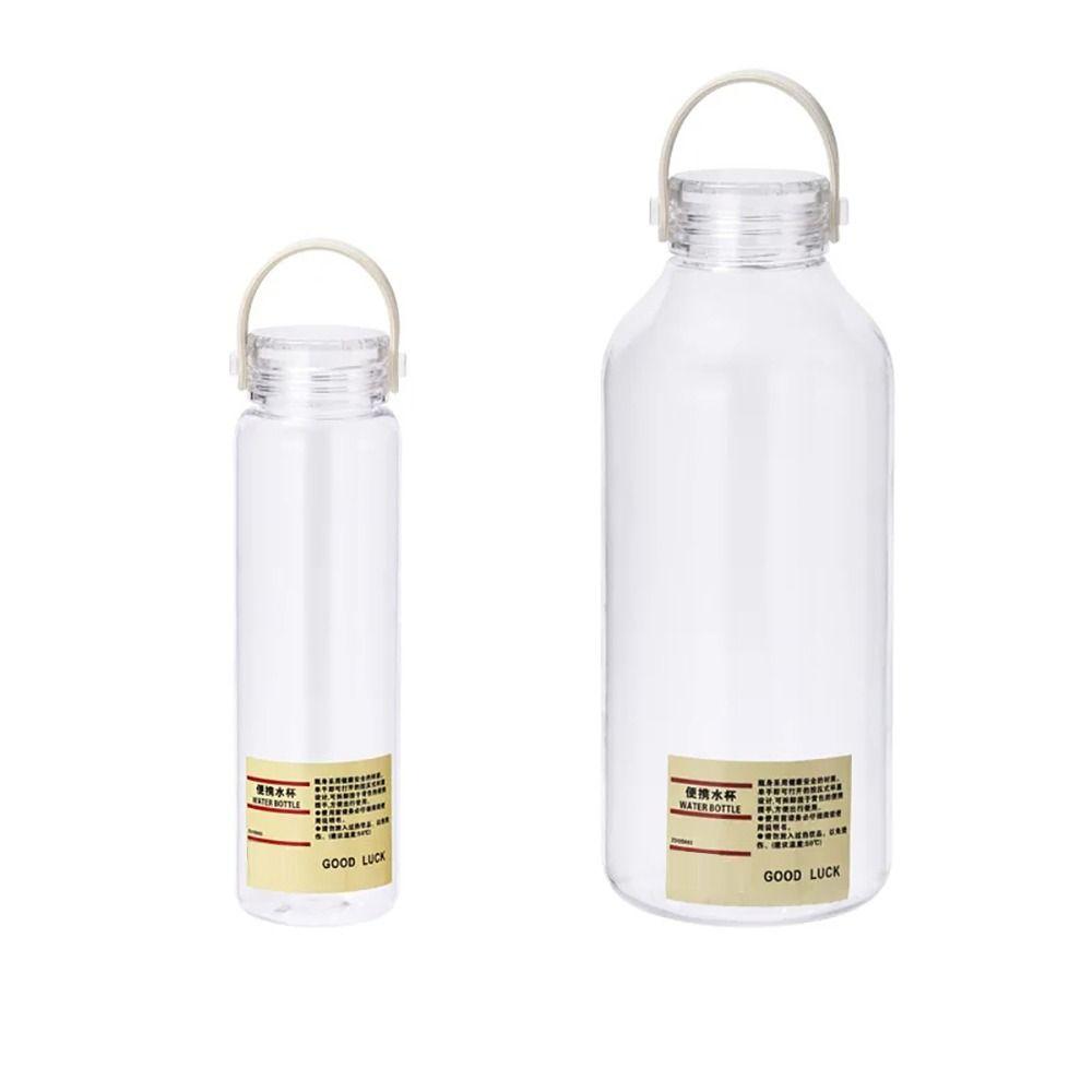 1Pcs 400ML/1L Sports Cup Students Simple Portable Cup Durable Plastic Water Cup