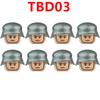 Вторая Мировая Война Военные Немецкие Солдаты Фигурки Строительные Блоки Армия Пехотинец Воин Артиллерист Броня Пушка Оружие Кирпичики Игрушки Для Детей