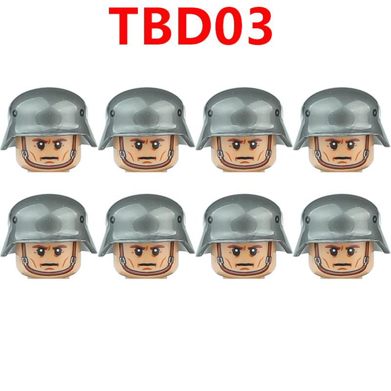 Вторая Мировая Война Военные Немецкие Солдаты Фигурки Строительные Блоки Армия Пехотинец Воин Артиллерист Броня Пушка Оружие Кирпичики Игрушки Для Детей