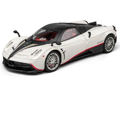 1/18 Pagani Huayra Dinastia Металлическая модель гоночного автомобиля Diecasts Металлический спортивный автомобиль Модель Симуляция Звук Свет Детская игрушка Подарок