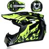 Lightweight Full Face Off-Road Motorcycle Helmet Dirt Bike ATV Trail Riding With Ventilation Clear Visor