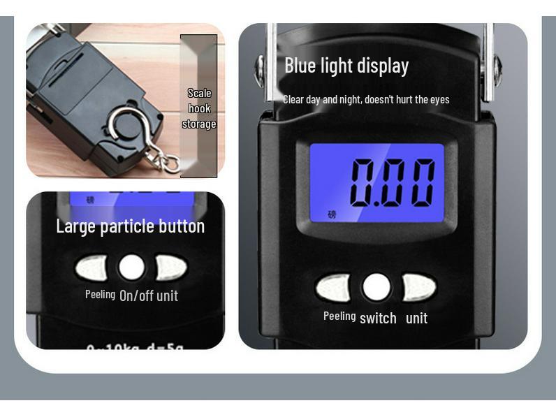 Портативные высокоточные электронные весы с рулеткой и пружинным подвесом