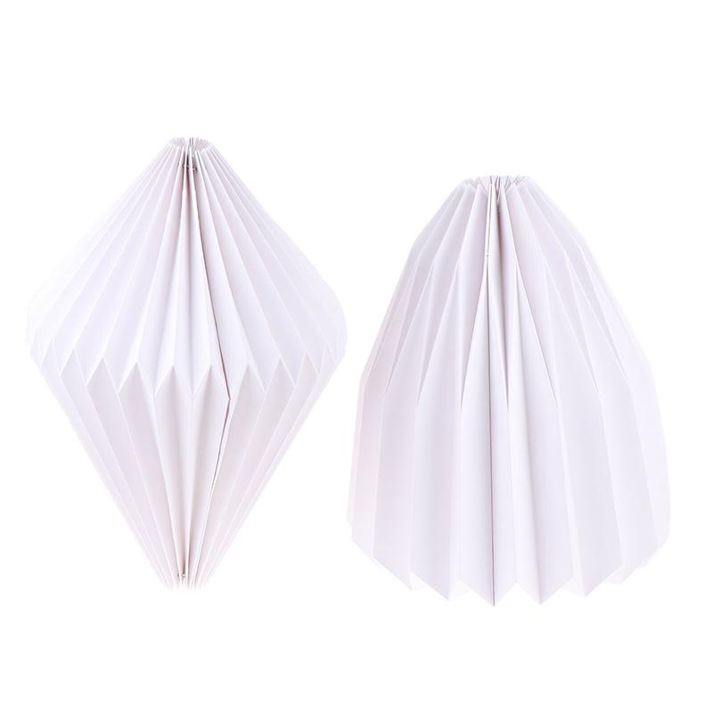 Creative Paper Lantern Shade Nordic Style Folding Pendant Light Art Shade Decorative Light Cover For Living Room Decor