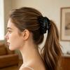 Зажим для волос Ультра-стабильный захват Акула Зажим для волос Ацетатный лист Легкий Задняя часть головы Акула Зажим для волос Аксессуары для волос