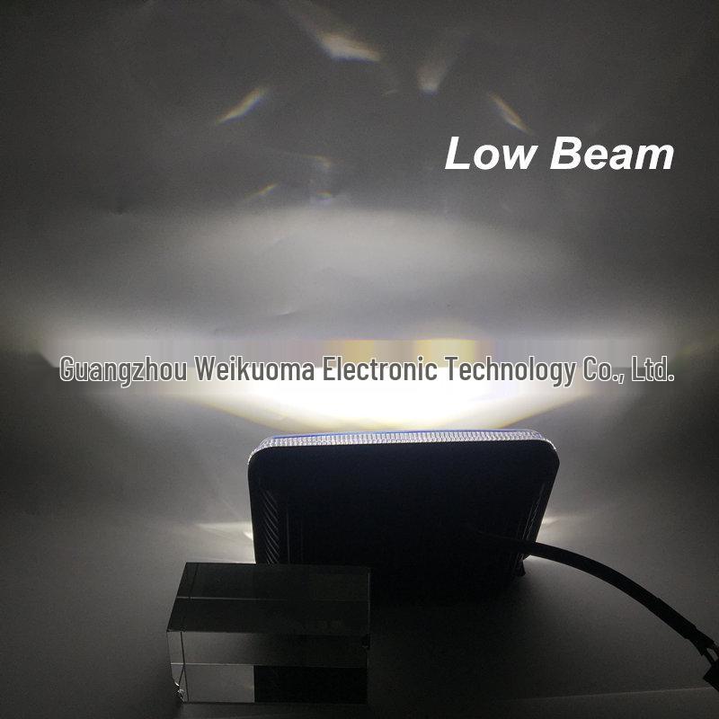 4x6 Square LED Work Light for Jeep and Trucks – Suitable for Headlight Modification