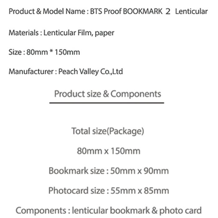 BTS 3D-фото ЛЕНТИКУЛЯРНАЯ ЗАКЛАДКА ВЕРСИЯ 2