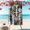 New Orleans Saints2 Print Beach Towel, Large Soft Quick Dry Towel for Beach Camping Swimming