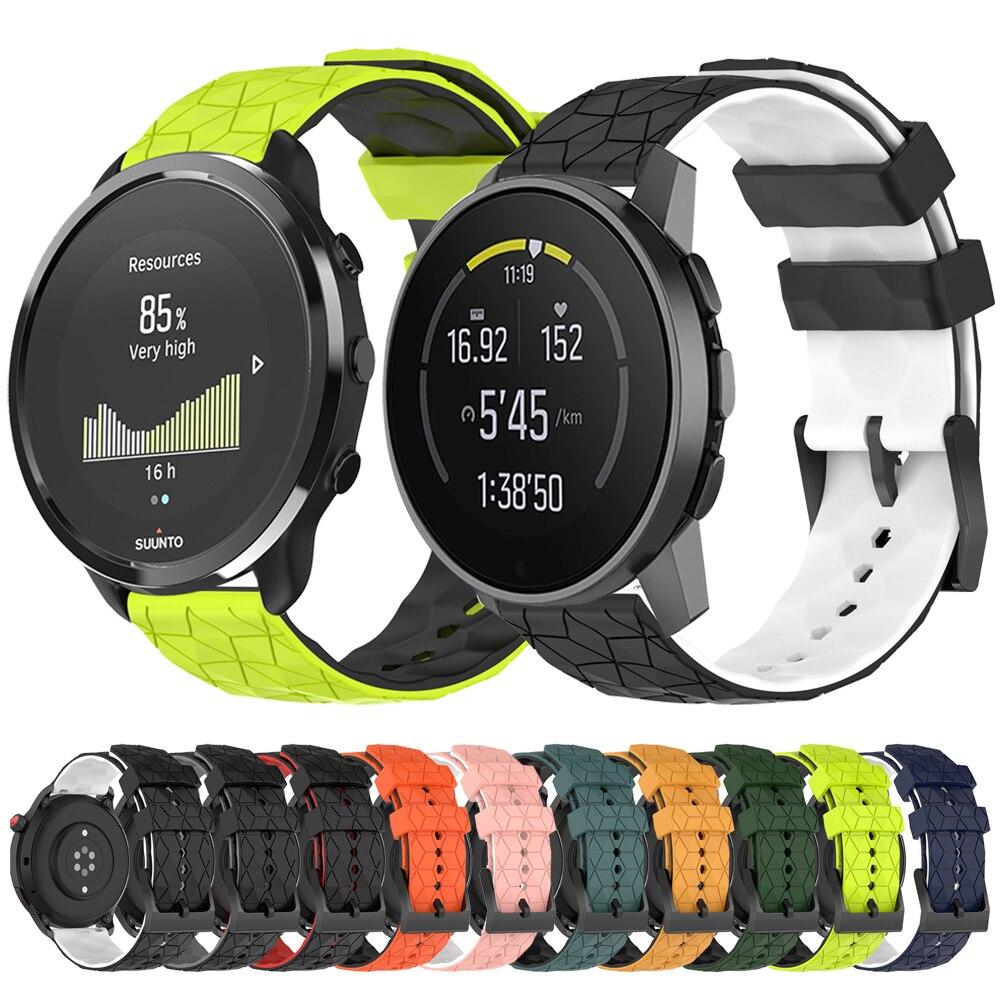 Для SUUNTO 9 Peak Pro новый дизайн силиконовый ремешок для часов для SUUNTO 5 PEAK сменный ремешок 22 мм браслет Wirstands