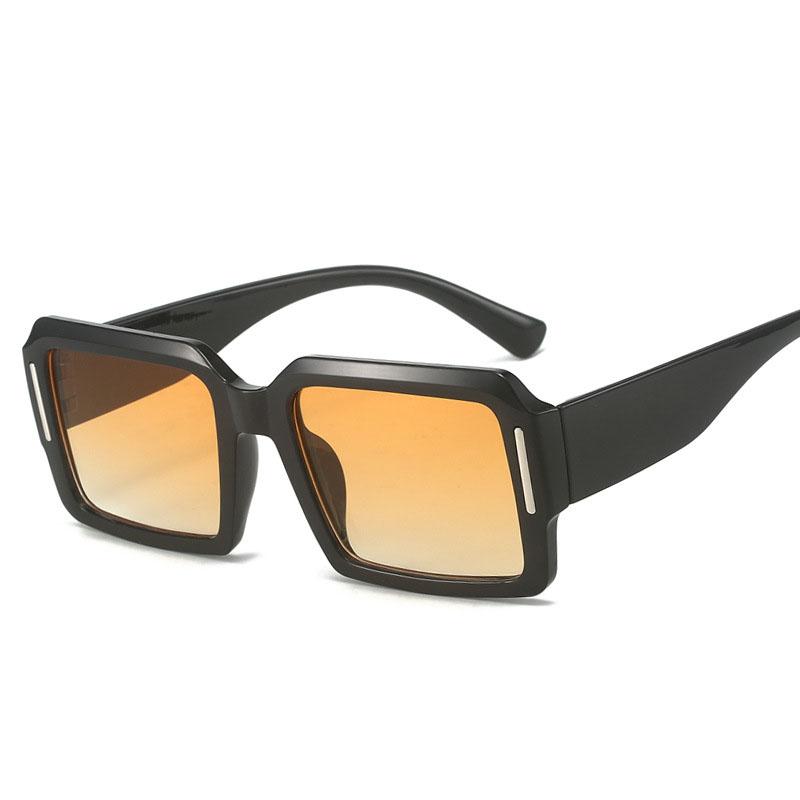 Женские солнцезащитные очки квадратной формы, европейско-американский стиль, защита от УФ-лучей, женские солнцезащитные очки, винтажные ретро мужские солнцезащитные очки