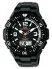 Cue Cue Water Resistant To 10 Solar Black & MD06-305 Men's Watch, ATM, Radio-Controlled Chronograph,