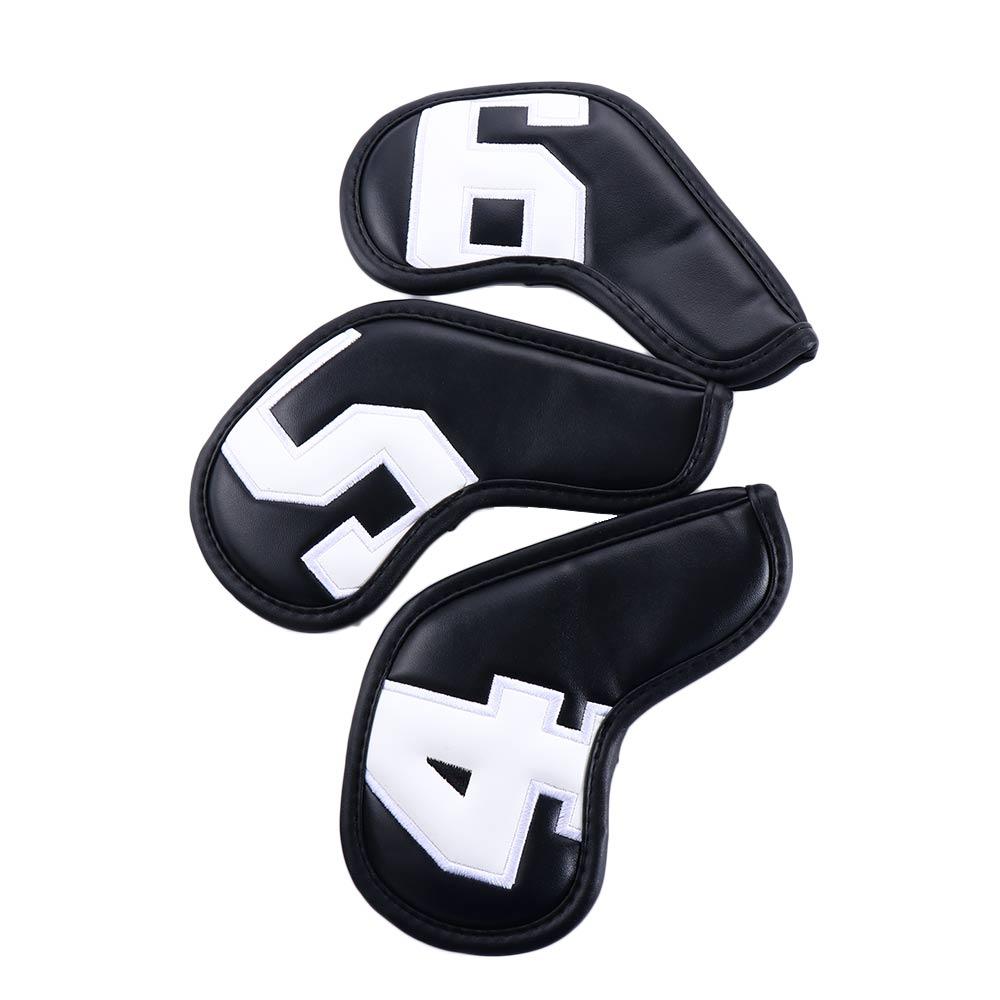 Dustproof Covers 4-9 ASPX Golf Iron Covers Protective Cover Golf Club Head Covers Golf Wedge Cover