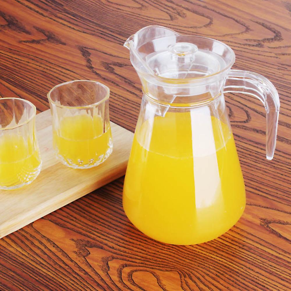Transparent Acrylic Cold Water Pot Duckbill Pitcher Wine Decanter Juice Jug  Coffee