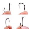 100-500Pcs Fishing Hooks Set High Carbon Steel Sharp Durable Barbed Fishhook Rock Fishing Equipment Gear Tackle Accessories