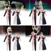 Creepy Summer Horror Movie Clown Cosplay Outfit For Halloween And Events