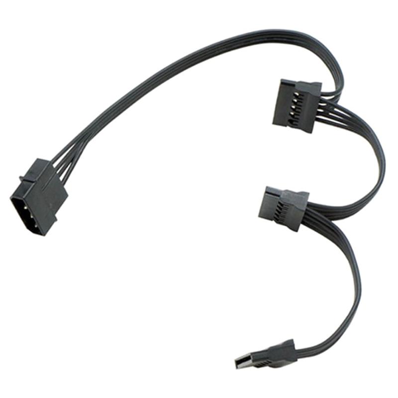 4-контактный 1 штекер на 3/4/5/6 гнездовой разветвитель Sata Power Extension Кабель жесткого диска
