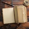 Vintage A5 Size Handmade Diary with Deckle Edge Paper and Leather Cover Office Planner Writing Notebooks