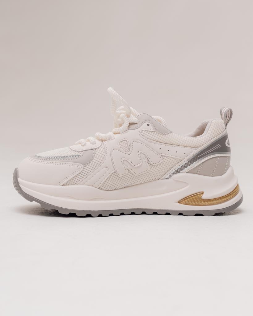 Кроссовки текстильные Allsy 26803 36 молочные кожа