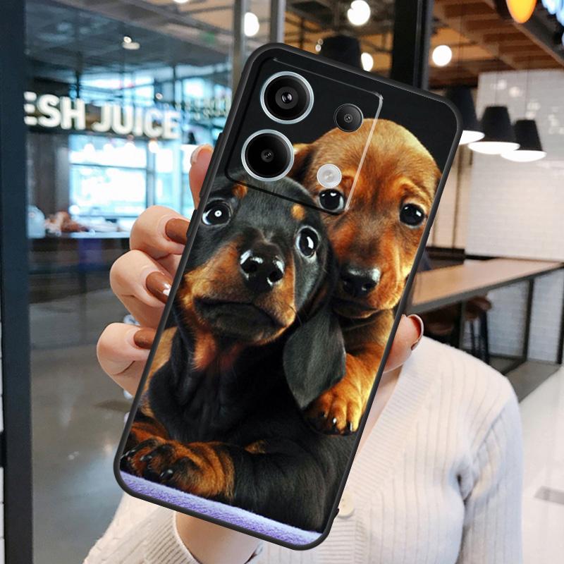 Teckel Dackel Dachshund Dog Case For Xiaomi Redmi 13C 12C 9C 10C Redmi Note 13 Pro 9 10 11 12 Pro 9S 10S 11S 12S Cover