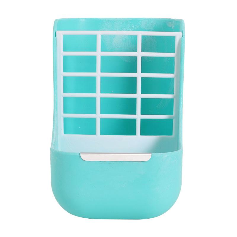 Rabbit Food Feeder Rabbit Chinchillas Guinea Pig 2 In 1 Feeding Bowls Double Use for Grass and Food Small Animal Supplies