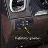 Яркие хромированные накладки на переключатели приборной панели для Mazda CX-9 TC 2016-