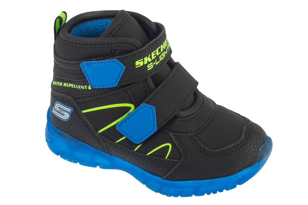 Skechers Illumi-Brights, for Boy Black Winter Boots